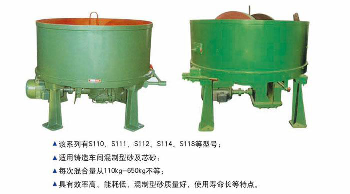 S11系列雙碾輪式混砂機在烘干砂處理中的優勢與應用
